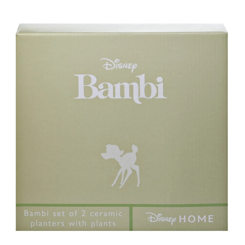 Lot de 2 jardinières Bambi Disney Forest Friends